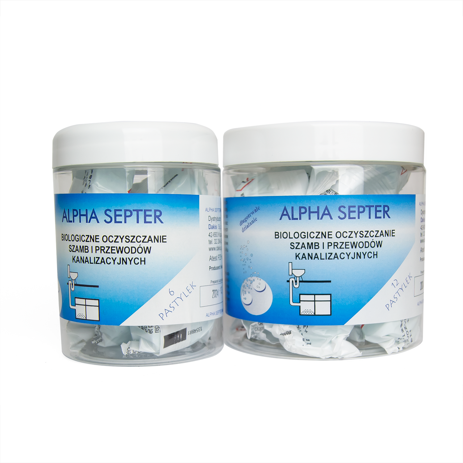 ALPHA SEPTER PAKIET tabletki biologiczne do szamb i przydomowych oczyszczalni